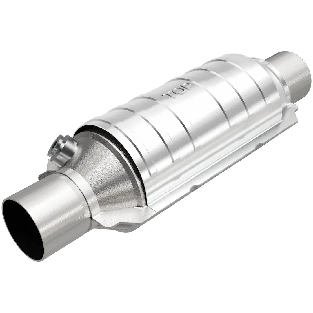51305 – MAGNAFLOW Catalytic Converter, 5-1/8 Inch Diameter Case Single 2-1/4 Inch Slip Fit Inlet Single 2-1/4 Inch Sl...